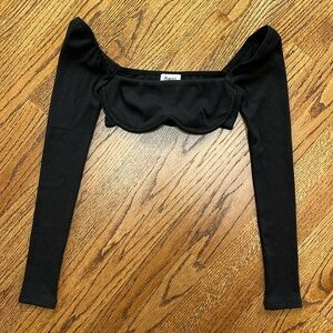 Long Sleeve Crop Top